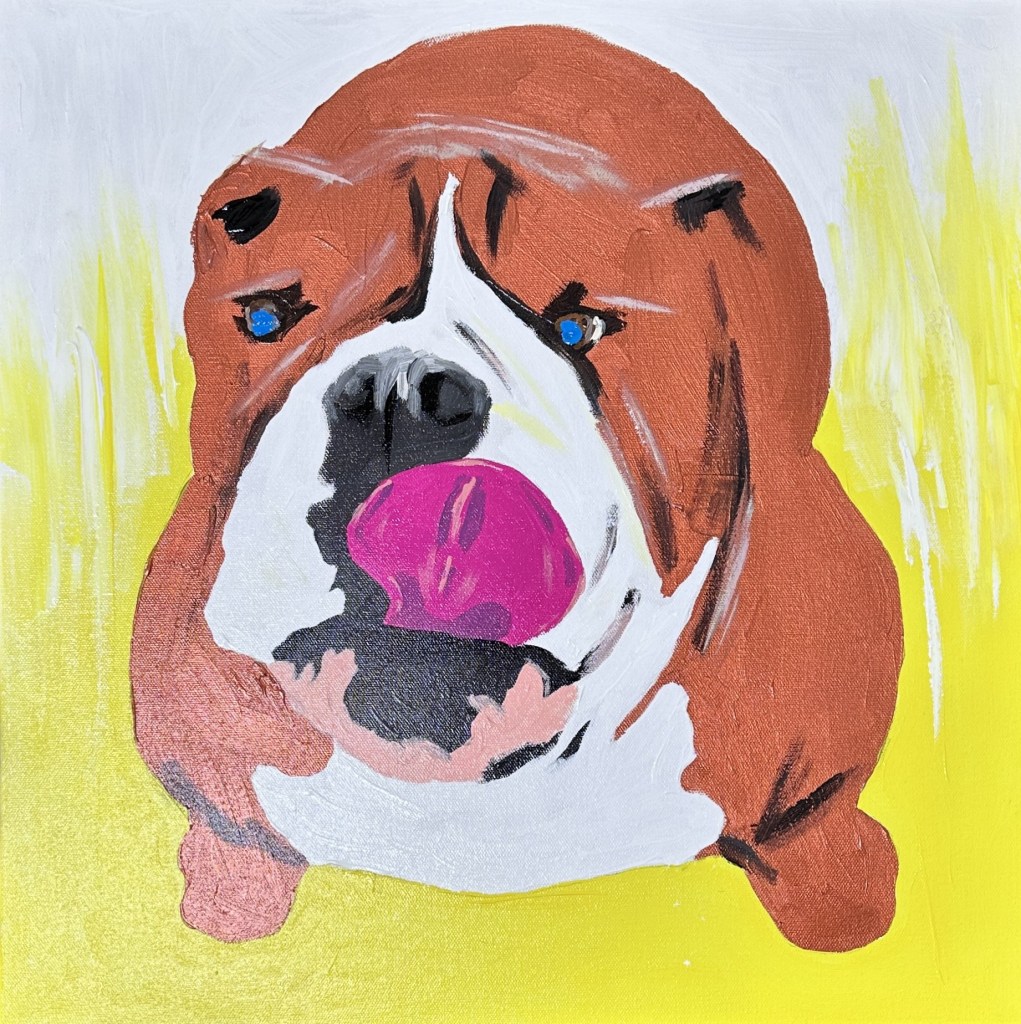 Hotsie | Acrylic on Canvas | 20" x 20" | $350