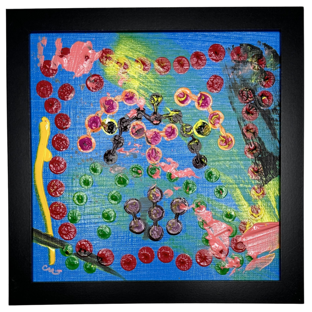 Cigar | Acrylic on Canvas | 10" x 10" | $70