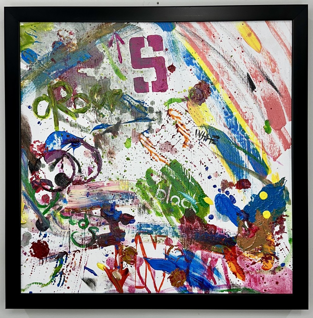 Intentions | Acrylic on Canvas, Framed | 20" x 20" | $350