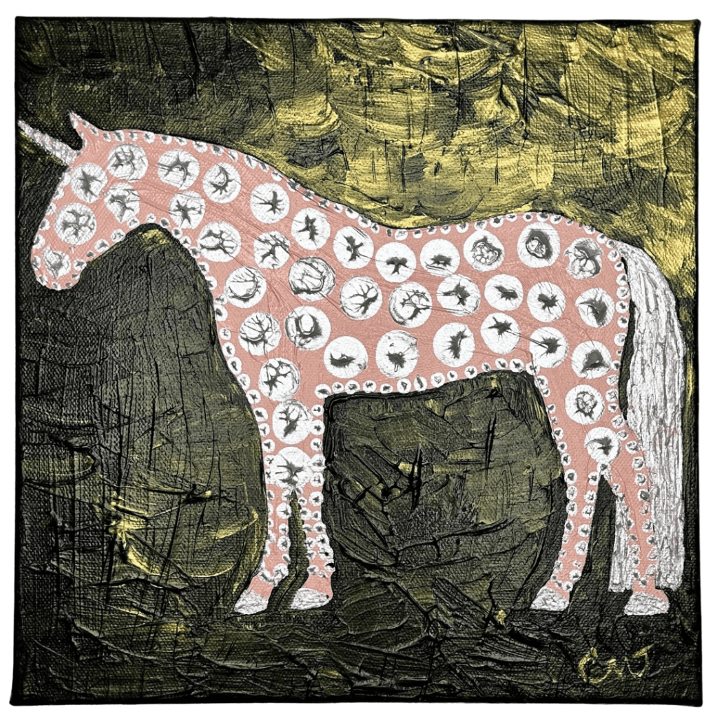 Gypsy | Acrylic on Canvas | 10" x 10" | $90