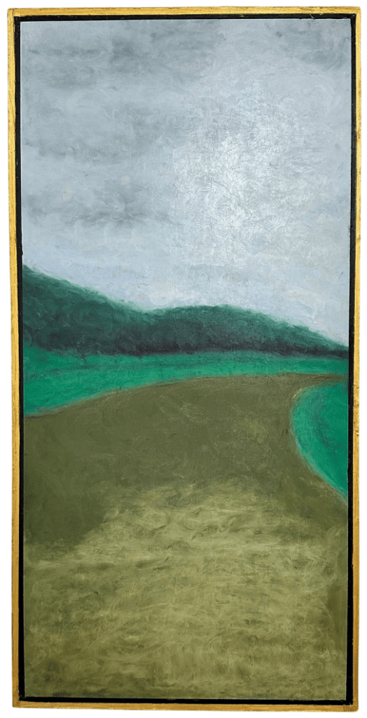 Crescendo | Oil Pastel on Wood Panel | 20" x 10" x 1.5" | $205